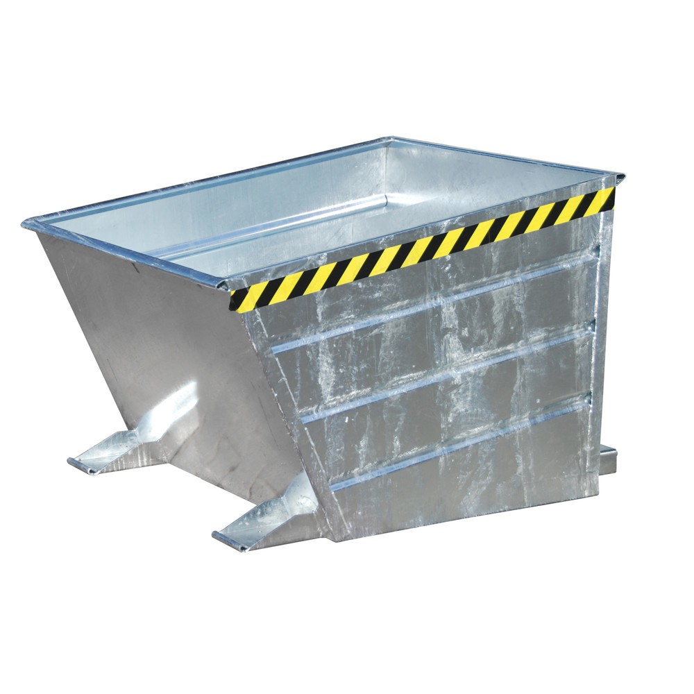 Product afbeelding: Bauer® kantelbak compact, verzinkt, draagvermogen 1.000 kg, volume 0,65 m³
