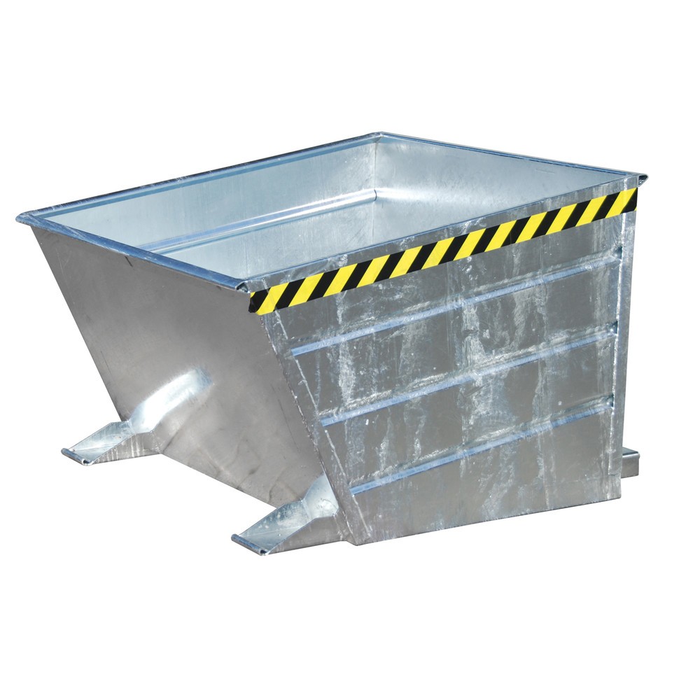 Product afbeelding: Bauer® kantelbak compact, verzinkt, draagvermogen 1.000 kg, volume 0,8 m³
