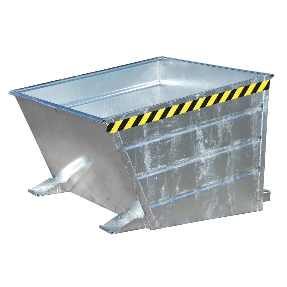 Product afbeelding: Bauer® kantelbak compact, verzinkt, draagvermogen 1.500 kg, volume 1 m³