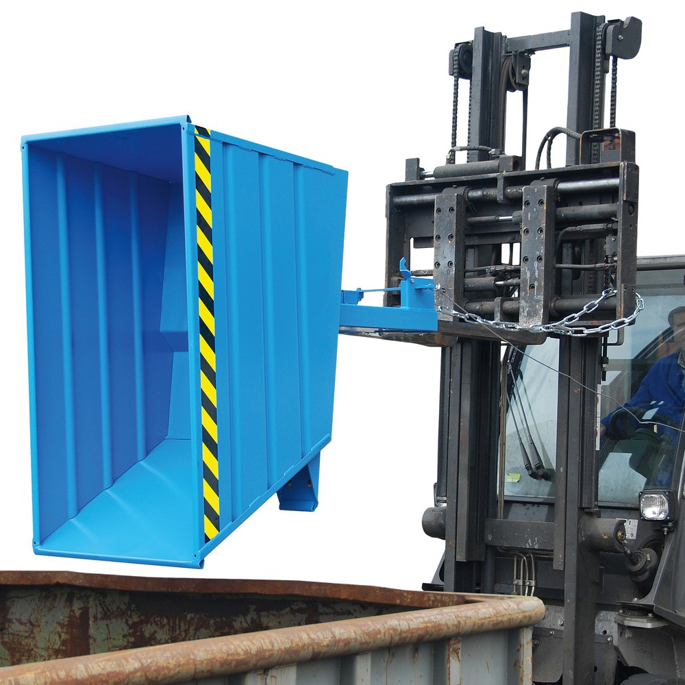 Productafbeelding nr. 3: Bauer® Kantelbak compact, gelakt, volume 0,65 m³, RAL 3000 vuurrood