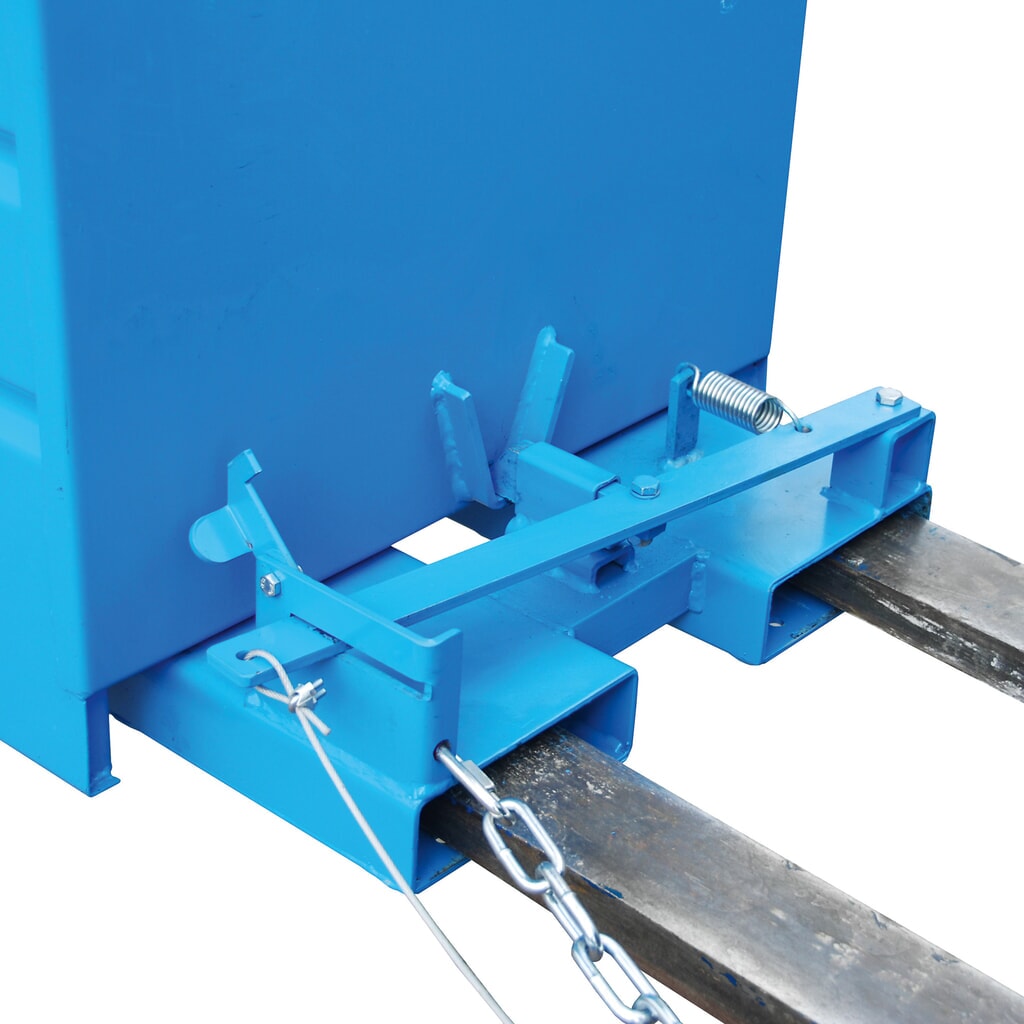 Productafbeelding nr. 4: Bauer® Kantelbak compact, gelakt, volume 1 m³, RAL 3000 vuurrood