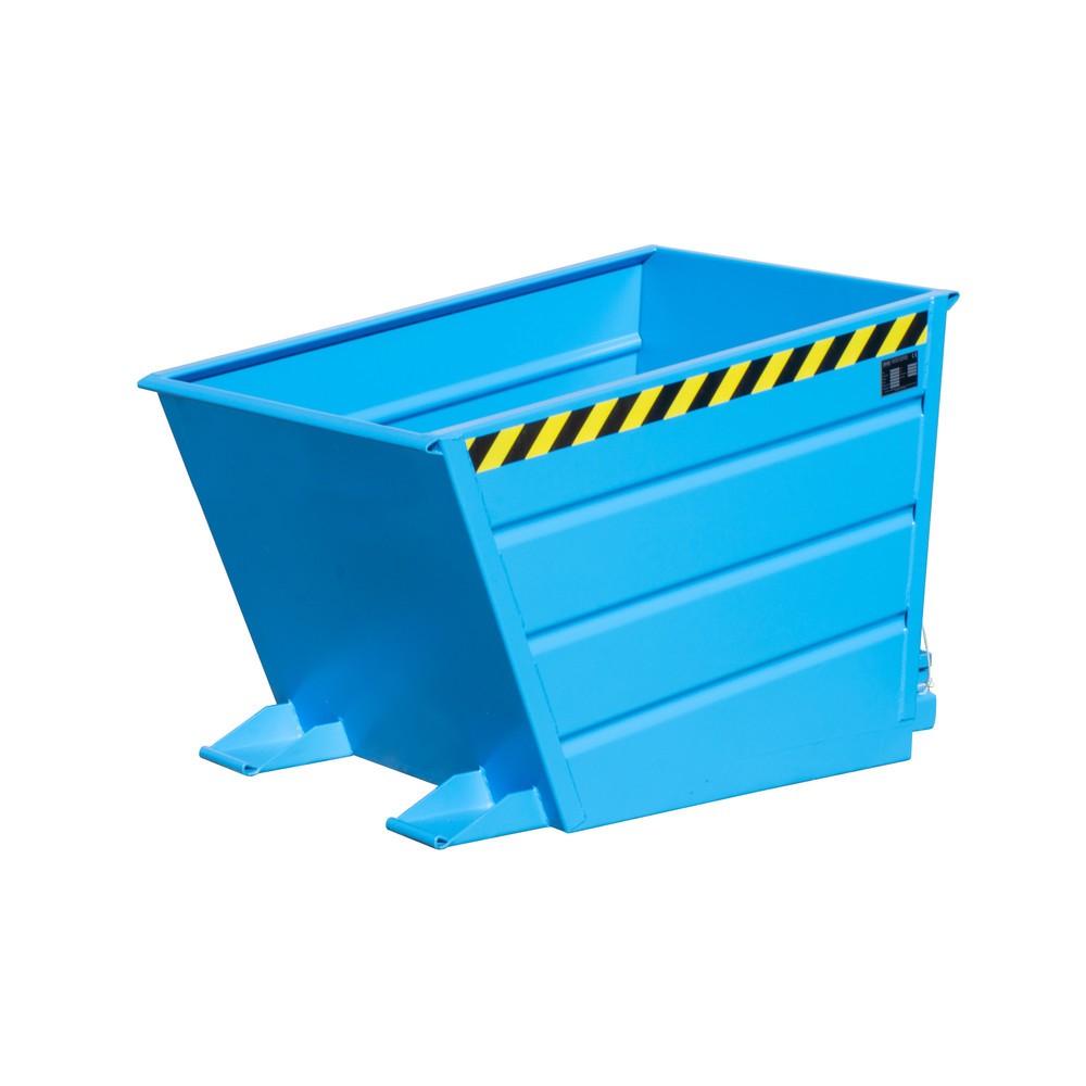 Product afbeelding: Bauer® Kantelbak compact, gelakt, volume 0,65 m³, RAL 5012 lichtblauw