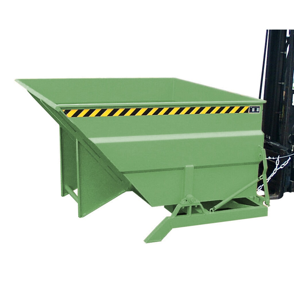 Bauer® Kantelbak, groot volume, gelakt, volume 3 m³, RAL 2000 geeloranje Productafbeelding nr. 4: Bauer® Kantelbak, groot volume, gelakt, volume 3 m³, RAL 2000 geeloranje