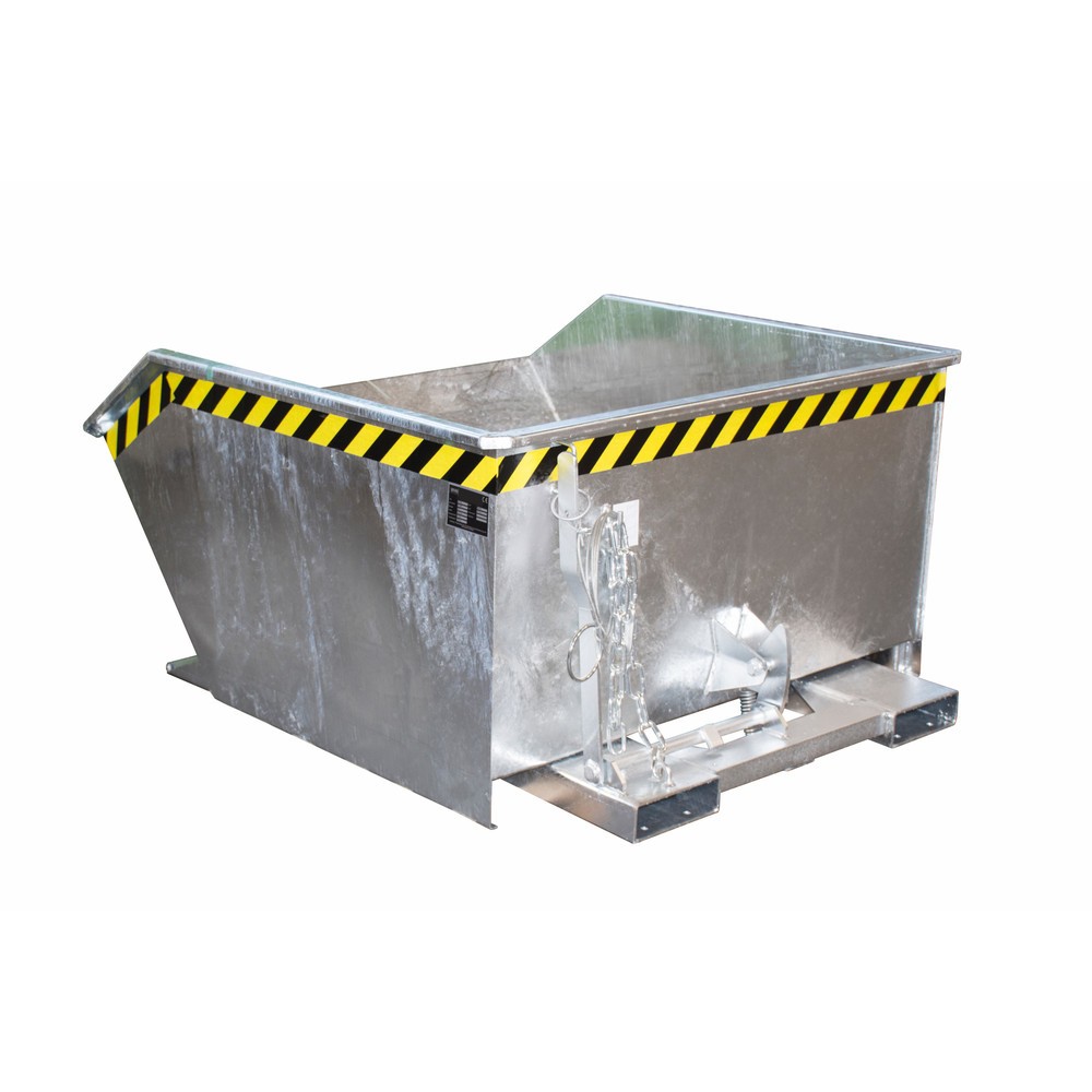 Product afbeelding: Bauer® kantelbak, lage bouwhoogte, verzinkt, draagvermogen 1.000 kg, volume 0,75 m³