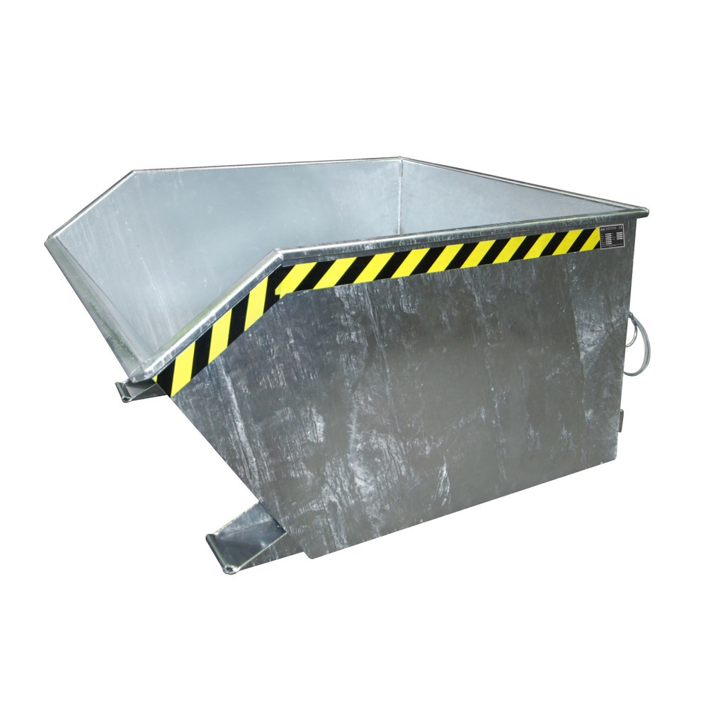 Productafbeelding nr. 1: Bauer® kantelbak, lage bouwhoogte, verzinkt, draagvermogen 1.500 kg, volume 1 m³