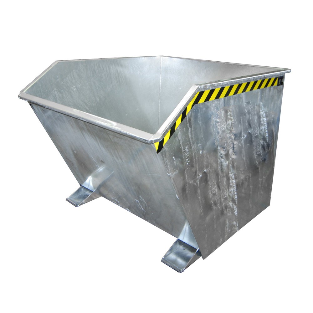 Productafbeelding nr. 1: Bauer® kantelbak, lage bouwhoogte, verzinkt, draagvermogen 1.500 kg, volume 1,5 m³