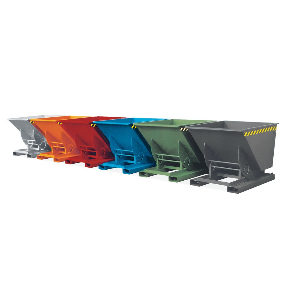 Productafbeelding nr. 1: Bauer® kantelbak met afrolmechanisme, draagvermogen 1.000 kg, verzinkt, volume 0,75 m³
