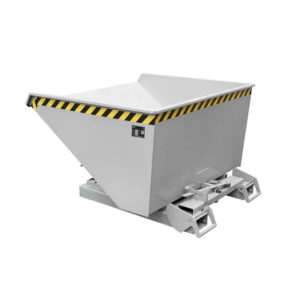 Productafbeelding nr. 1: Bauer® kantelbak met automatisch afrolmechanisme, draagvermogen 1.500 kg, verzinkt, volume 1,2 m³