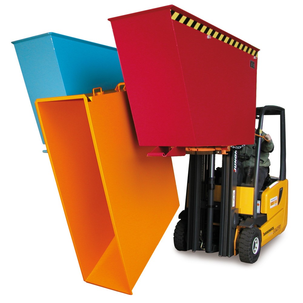 Product afbeelding: Bauer® Kantelbak Trio, 3 bakken, cap. 1.500 kg, volume 3 x 0,6 m³