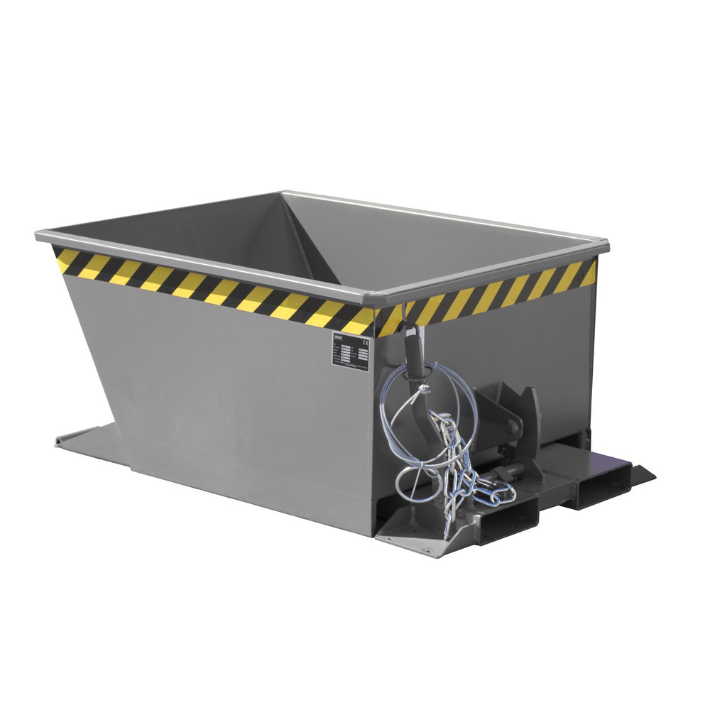 Productafbeelding nr. 5: Bauer® Kantelbak voor routetreinen, gelakt, volume 0,3 m³, RAL 7005 muisgrijs
