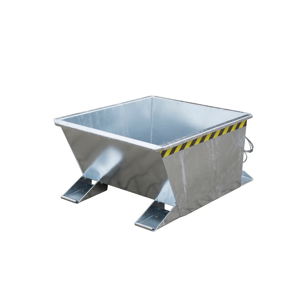 Product afbeelding: Bauer® kantelbak voor routetreinen, verzinkt, volume 0,3 m³