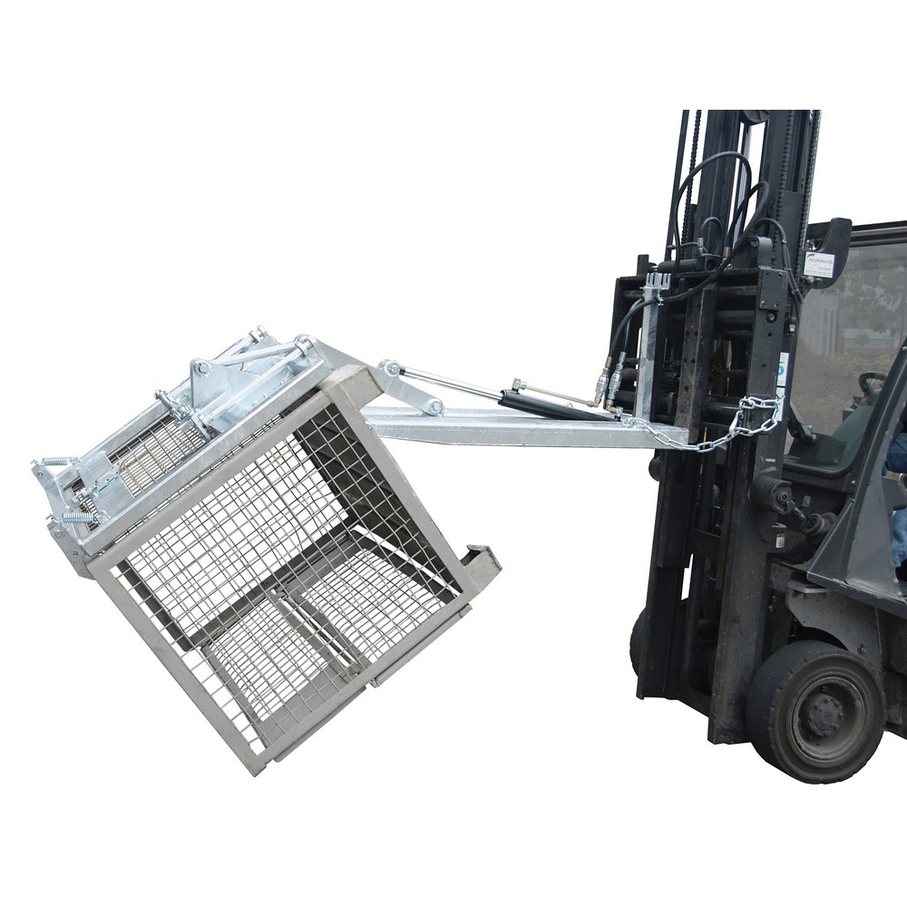 Productafbeelding nr. 2: Bauer® Kippomat type KG-A, kantelen via heftruckhydraulica, thermisch verzinkt, draagvermogen 500 kg