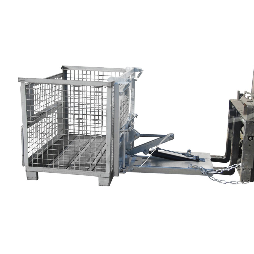 Product afbeelding: Bauer® Kippomat type KG-B, handmatig kantelen, instelbare kantelrem, thermisch verzinkt, draagvermogen 500 kg