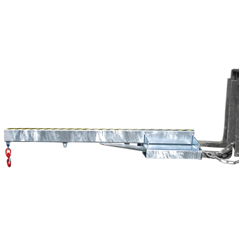 Product afbeelding: Bauer® Lastarm model 1, starre uitvoering, 3 haakposities, basislengte 1.600 mm, cap. 2.500 kg, verzinkt