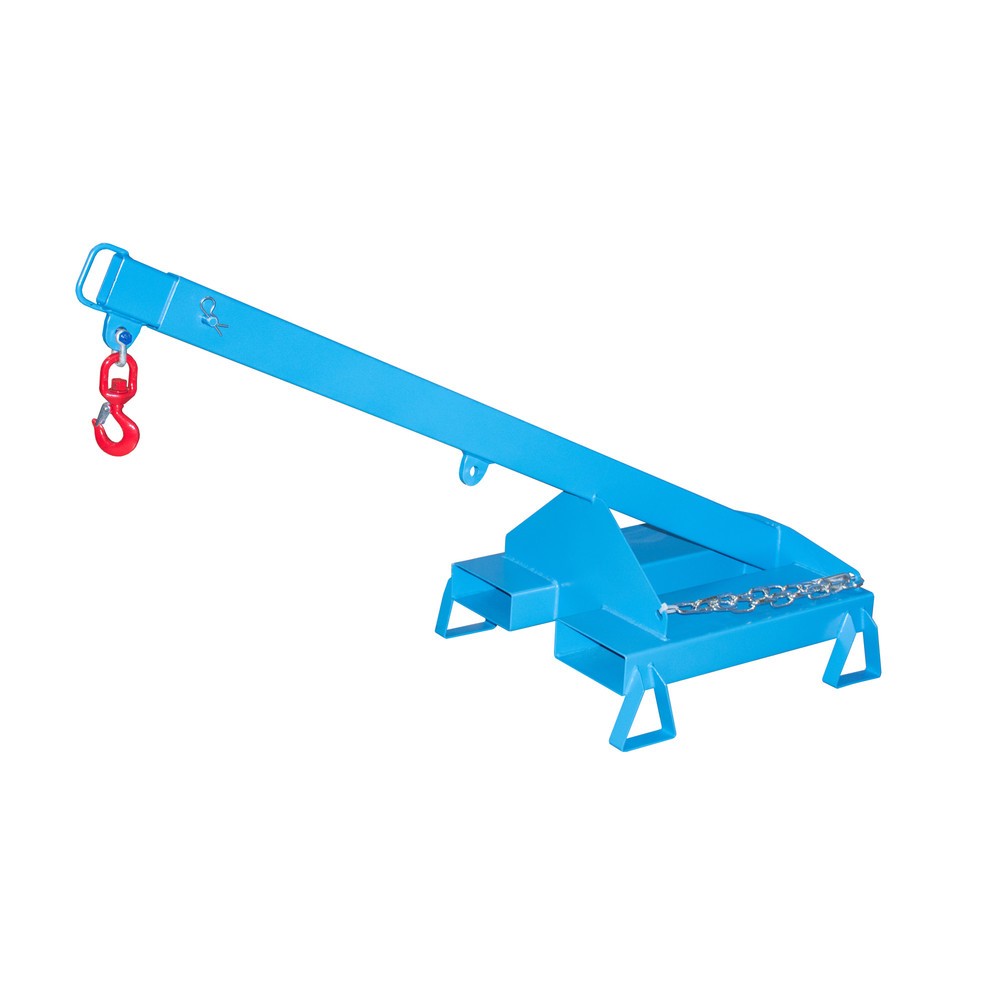 Productafbeelding nr. 3: Bauer® Lastarm model 3, telescopisch, 2 haakposities, basislengte 1.600 mm, cap. 1.000 kg, lichtblauw