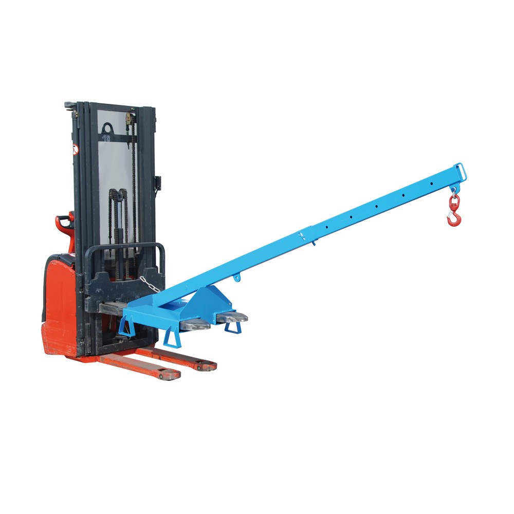 Productafbeelding nr. 5: Bauer® Lastarm model 3, telescopisch, 2 haakposities, basislengte 1.600 mm, cap. 1.000 kg, lichtblauw