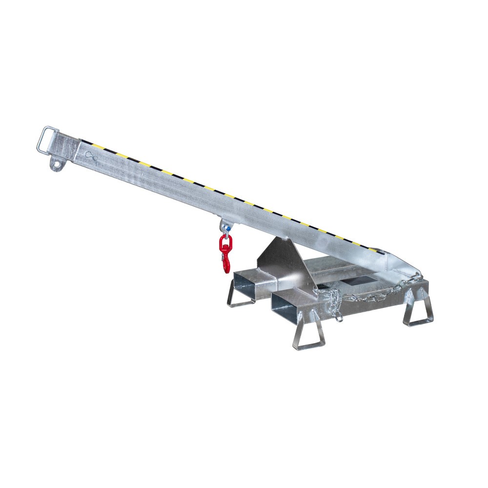 Productafbeelding nr. 1: Bauer® Lastarm model 3, telescopisch, 2 haakposities, basislengte 1.600 mm, cap. 1.000 kg, verzinkt