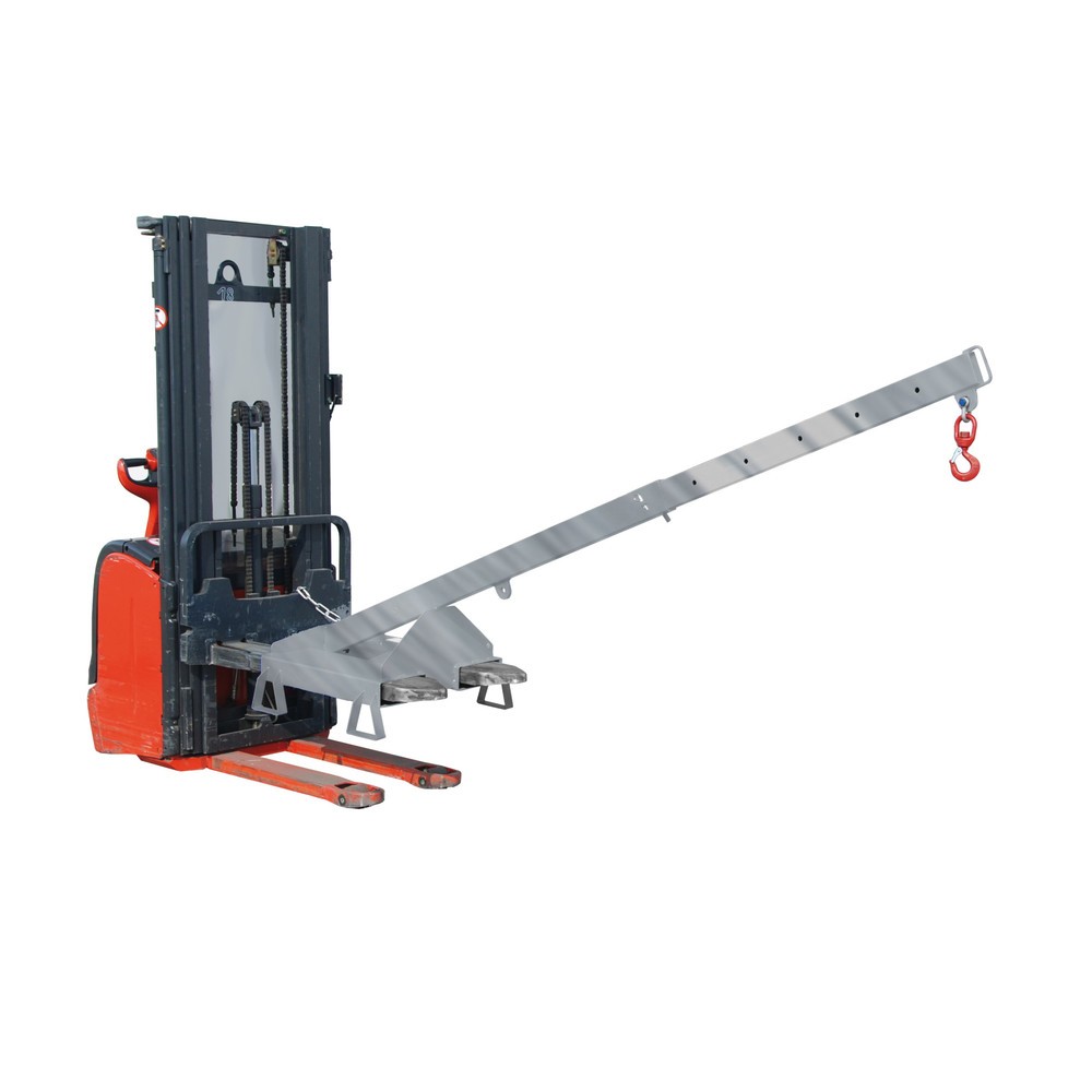 Productafbeelding nr. 2: Bauer® Lastarm model 3, telescopisch, 2 haakposities, basislengte 1.600 mm, cap. 1.000 kg, verzinkt