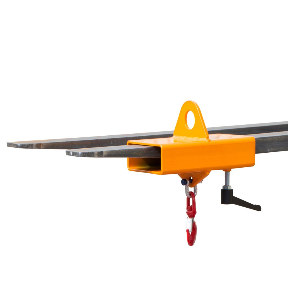 Product afbeelding: Bauer® Lasthaak voor heftruck en kraan, oranje, cap. 1.000 kg