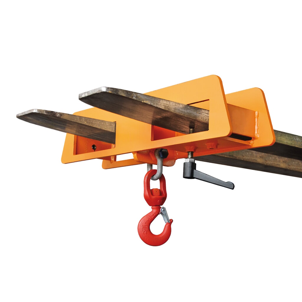 Bauer® Lasthaak voor heftrucks, oranje, cap. 1.500 kg Product afbeelding: Bauer® Lasthaak voor heftrucks, oranje, cap. 1.500 kg