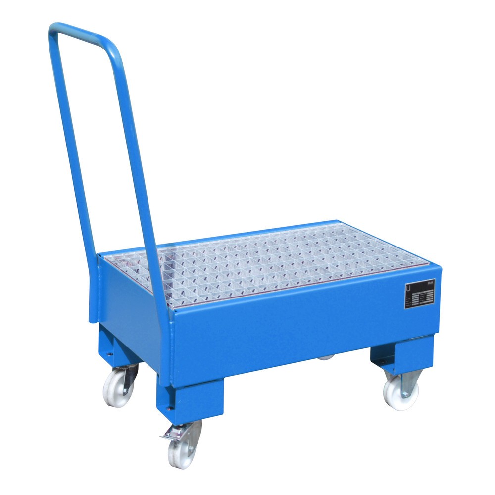 Productafbeelding nr. 1: Bauer® Lekbak, verrijdbaar, 2x 60 l staand, opvangvolume 61 l, lichtblauw