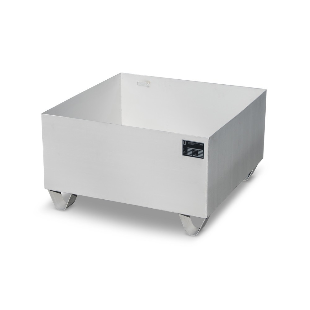 Product afbeelding: Bauer® Lekbak van roestvrij staal, hxbxd 465 x 800 x 800 mm, 1x 200 l
