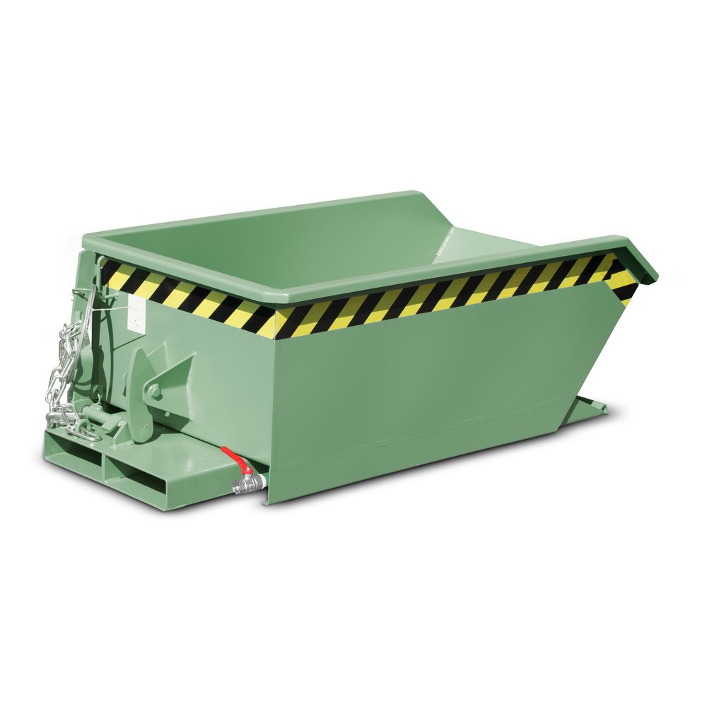 Productafbeelding nr. 4: Bauer® Minibak voor spaanders, extreem lage bouwhoogte, gelakt, volume 0,23 m³, RAL 3000 vuurrood