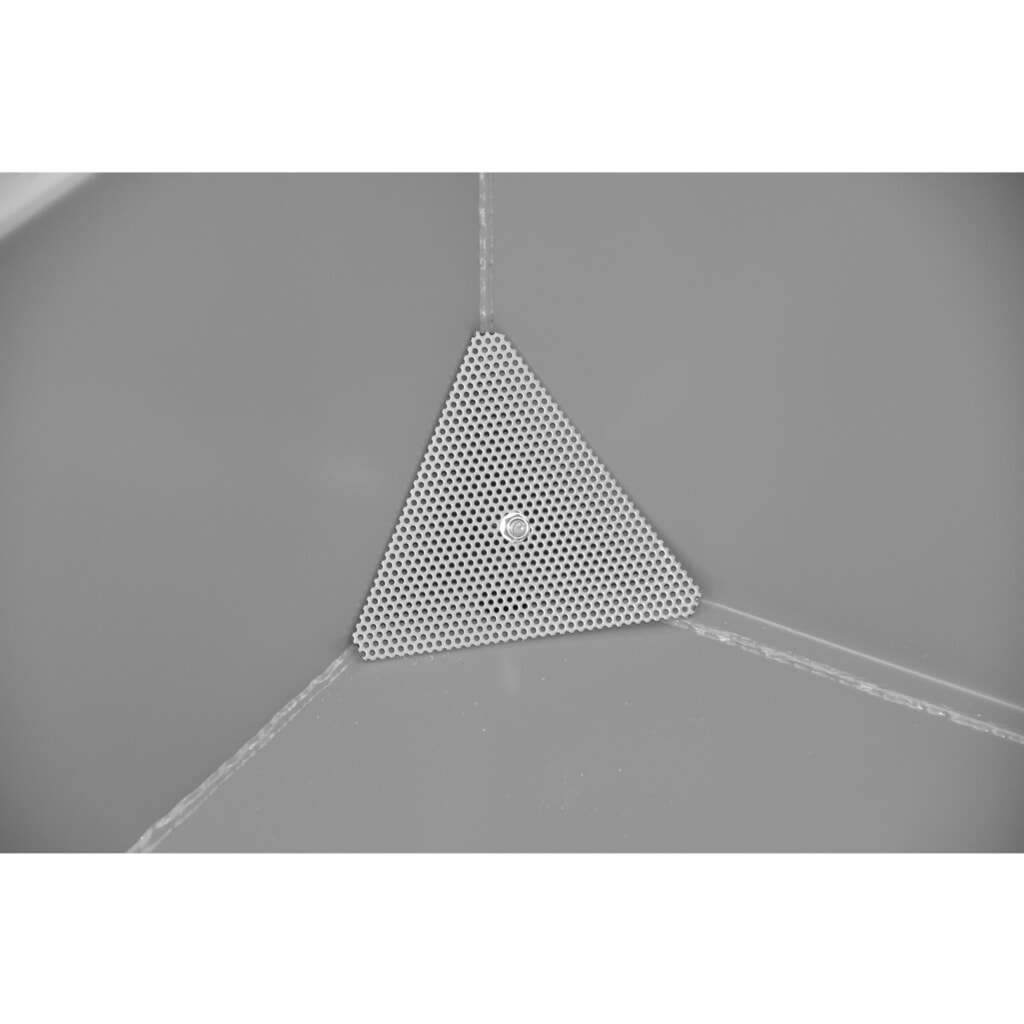 Bauer® Minibak voor spaanders, extreem lage bouwhoogte, gelakt, volume 0,23 m³, RAL 5012 lichtblauw Productafbeelding nr. 7: Bauer® Minibak voor spaanders, extreem lage bouwhoogte, gelakt, volume 0,23 m³, RAL 5012 lichtblauw