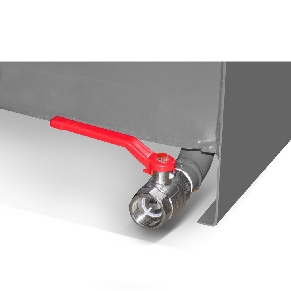 Bauer® Minibak voor spaanders, extreem lage bouwhoogte, gelakt, volume 0,23 m³, RAL 5012 lichtblauw Productafbeelding nr. 8: Bauer® Minibak voor spaanders, extreem lage bouwhoogte, gelakt, volume 0,23 m³, RAL 5012 lichtblauw