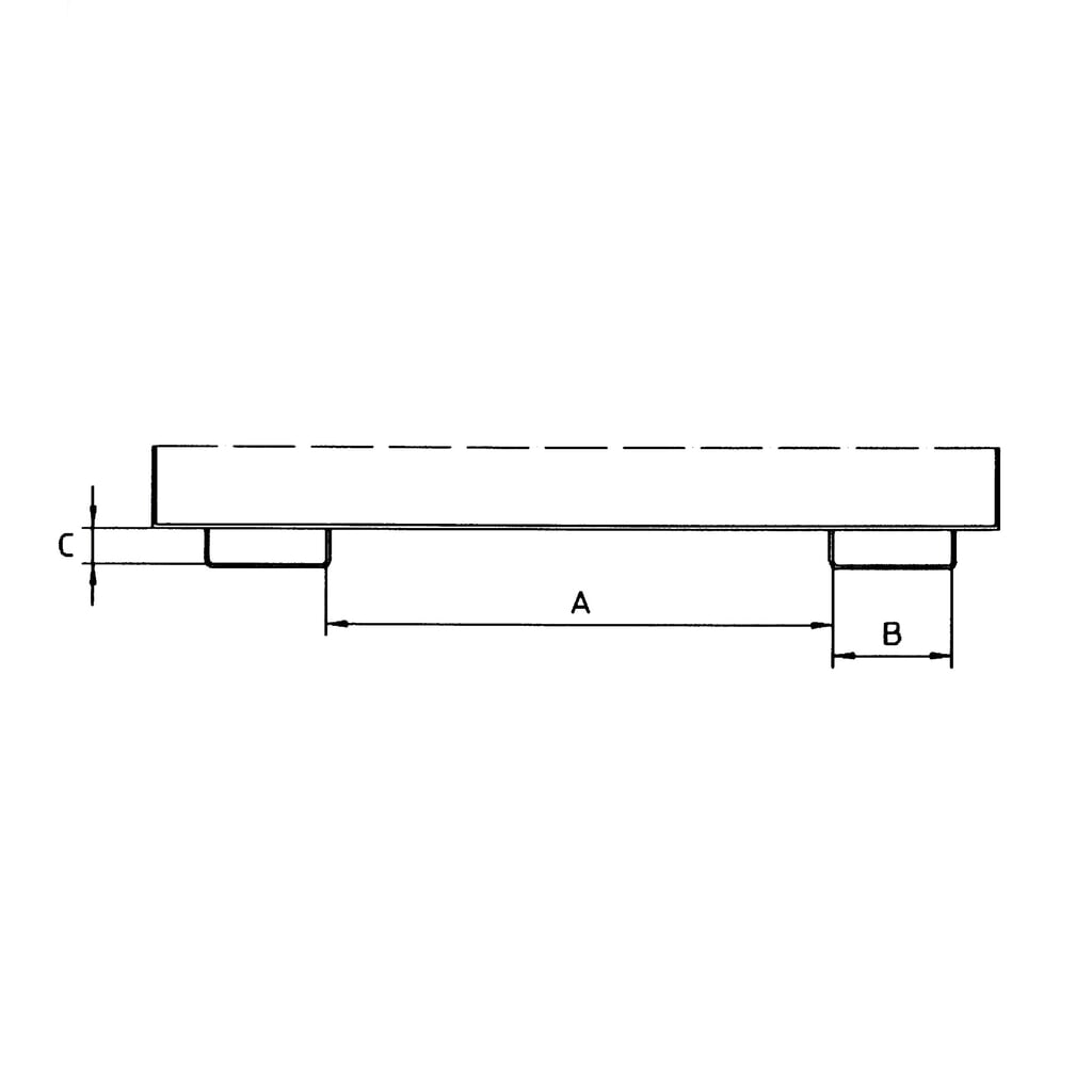 Bauer® Silocontainer met schuifslot, gelakt, volume 0,5 m³, RAL 2000 geeloranje Productafbeelding nr. 3: Bauer® Silocontainer met schuifslot, gelakt, volume 0,5 m³, RAL 2000 geeloranje