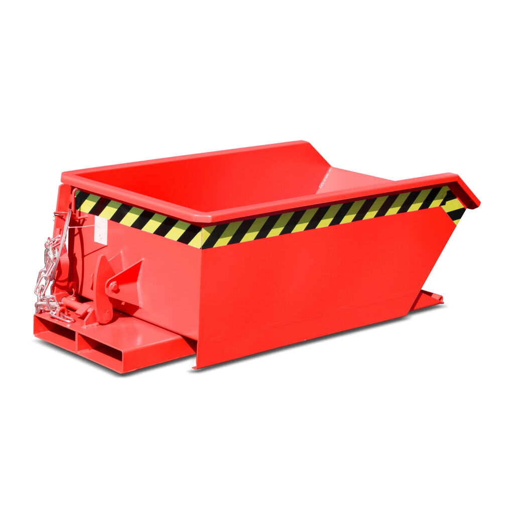 Productafbeelding nr. 3: Bauer® Minikantelbak, extreem lage bouwhoogte, gelakt, volume 0,23 m³, RAL 5012 lichtblauw