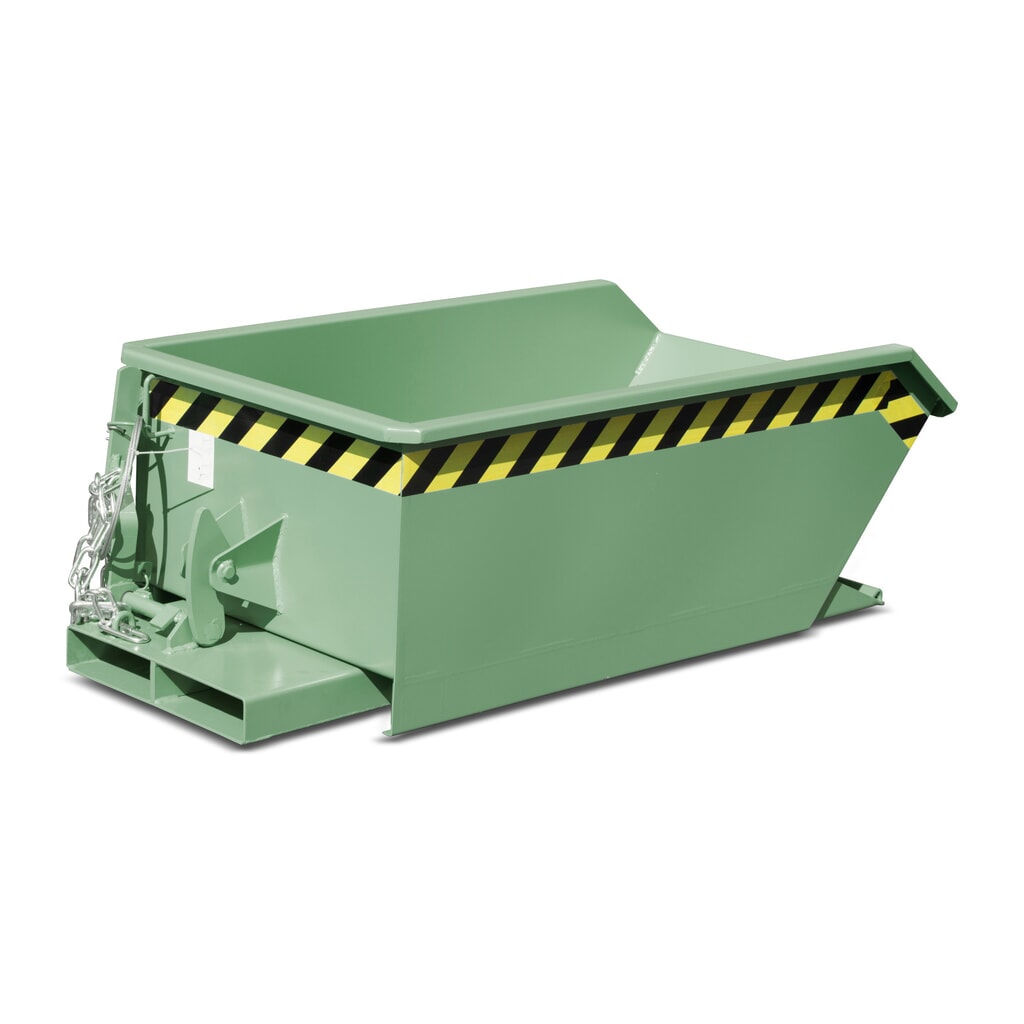 Productafbeelding nr. 4: Bauer® Minikantelbak, extreem lage bouwhoogte, gelakt, volume 0,23 m³, RAL 5012 lichtblauw