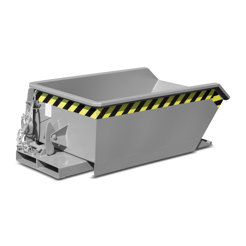 Bauer® Minikantelbak, extreem lage bouwhoogte, gelakt, volume 0,23 m³, RAL 5012 lichtblauw Productafbeelding nr. 5: Bauer® Minikantelbak, extreem lage bouwhoogte, gelakt, volume 0,23 m³, RAL 5012 lichtblauw