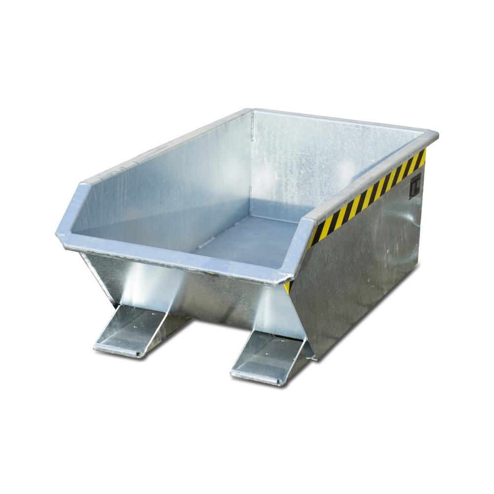 Product afbeelding: Bauer® minikantelbak, extreem lage bouwhoogte, verzinkt, volume 0,23 m³