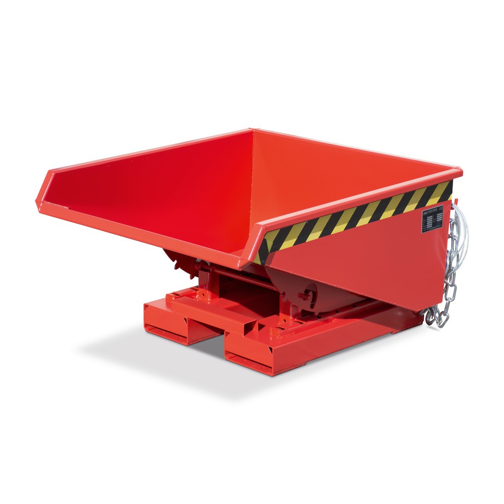 Productafbeelding nr. 3: Bauer® Minikantelbak met afrolmechanisme, lage bouwhoogte, gelakt, volume 0,225 m³, RAL 6011 resedagroen