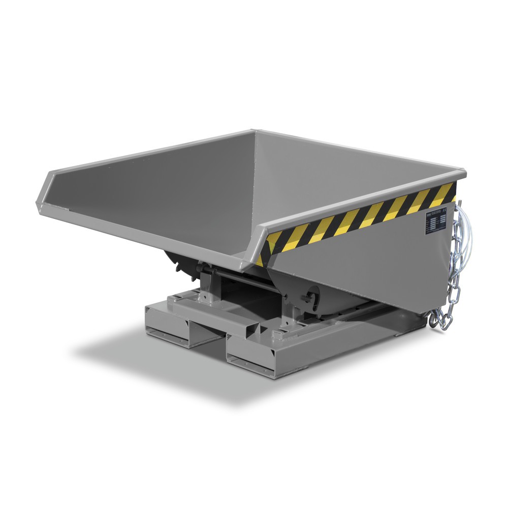 Productafbeelding nr. 5: Bauer® Minikantelbak met afrolmechanisme, lage bouwhoogte, gelakt, volume 0,225 m³, RAL 6011 resedagroen