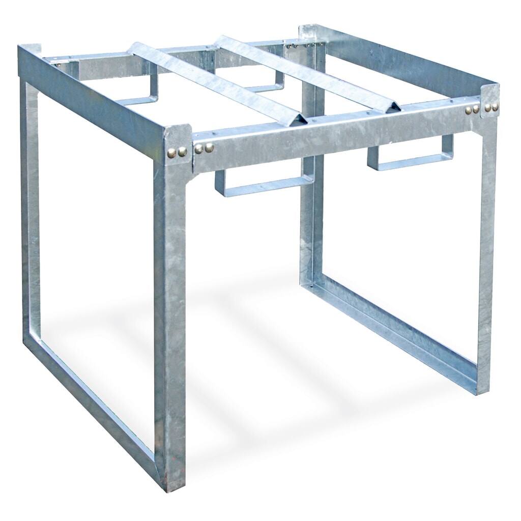 Bauer® Modulair vatenreksysteem, hxbxd 780 x 910 x 790 mm, voor 1 vat van 200 l Productafbeelding nr. 1: Bauer® Modulair vatenreksysteem, hxbxd 780 x 910 x 790 mm, voor 1 vat van 200 l