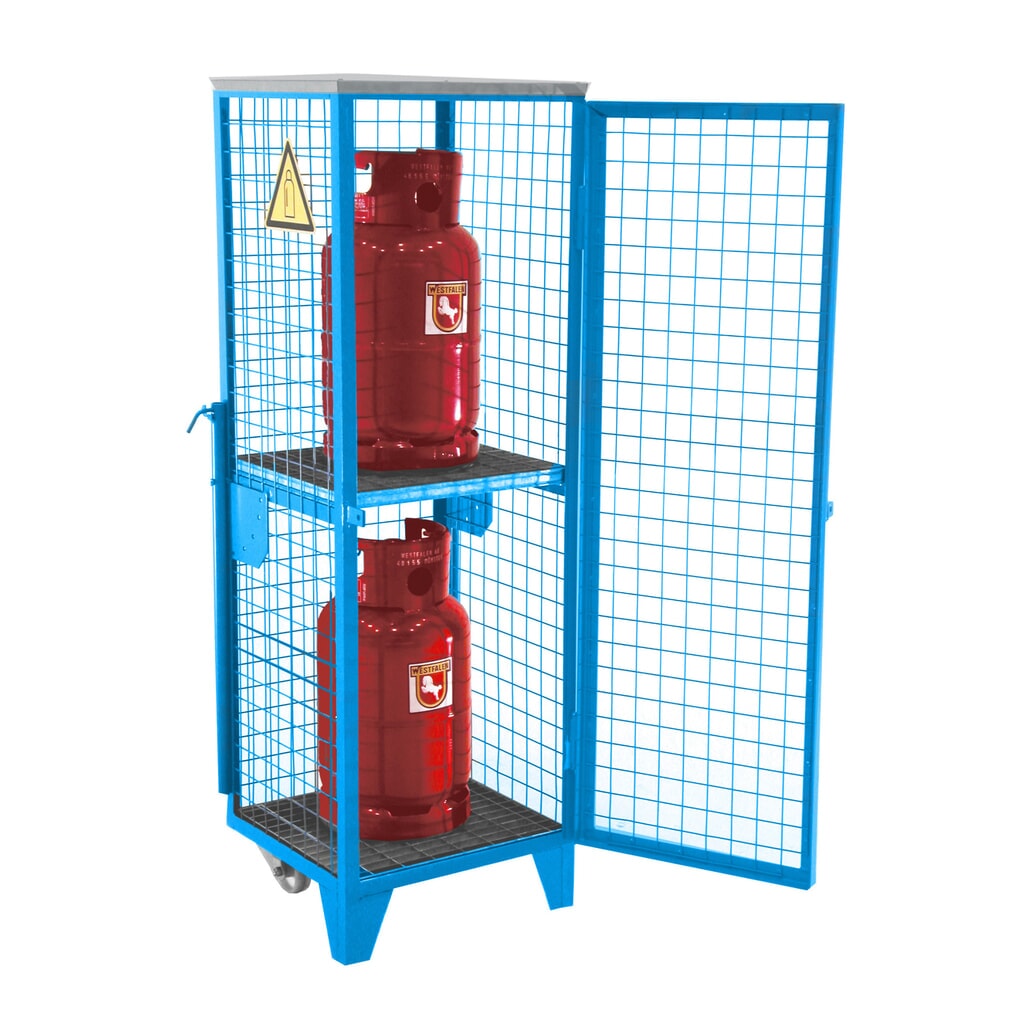Bauer® Roosterkast voor gasflessen, dubbele deur