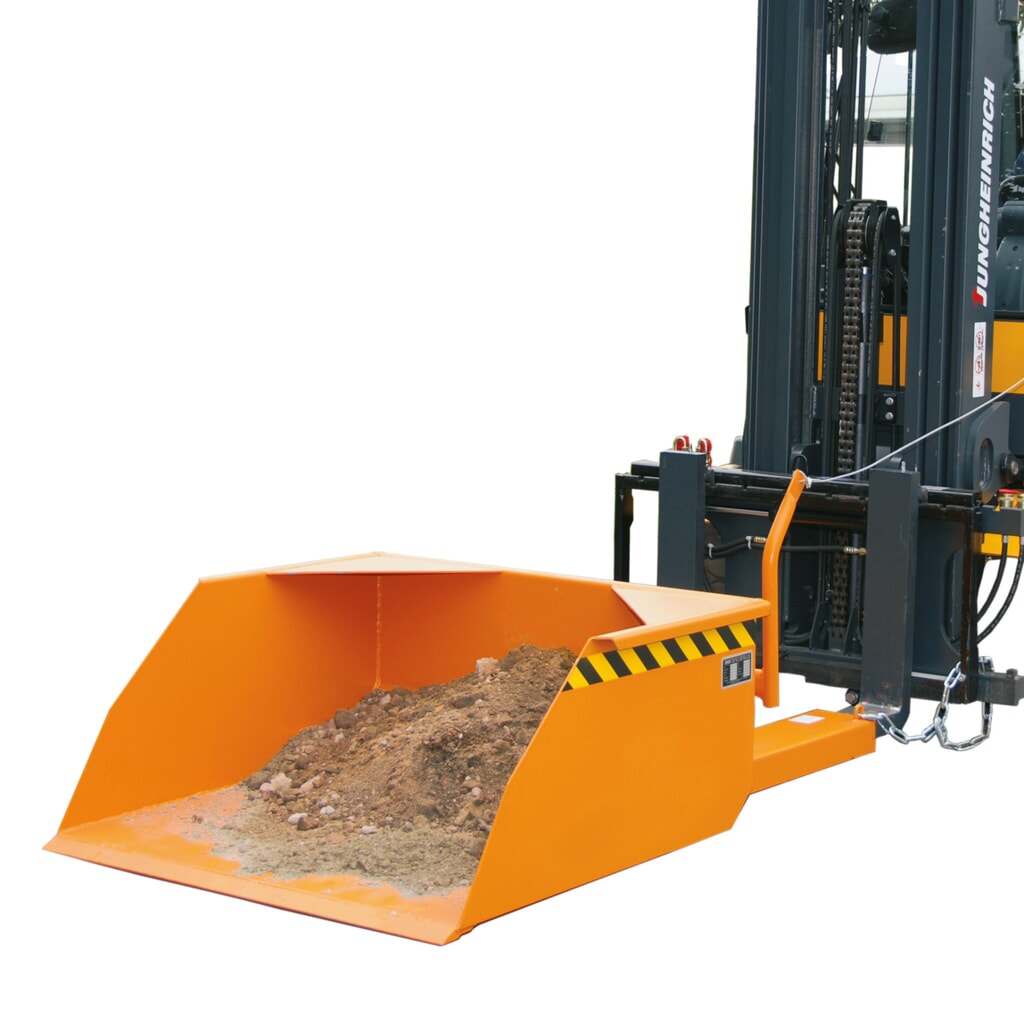 Productafbeelding nr. 1: Bauer® Schop voor heftruck, cap. 1.500 kg, volume 0,75 m², oranje