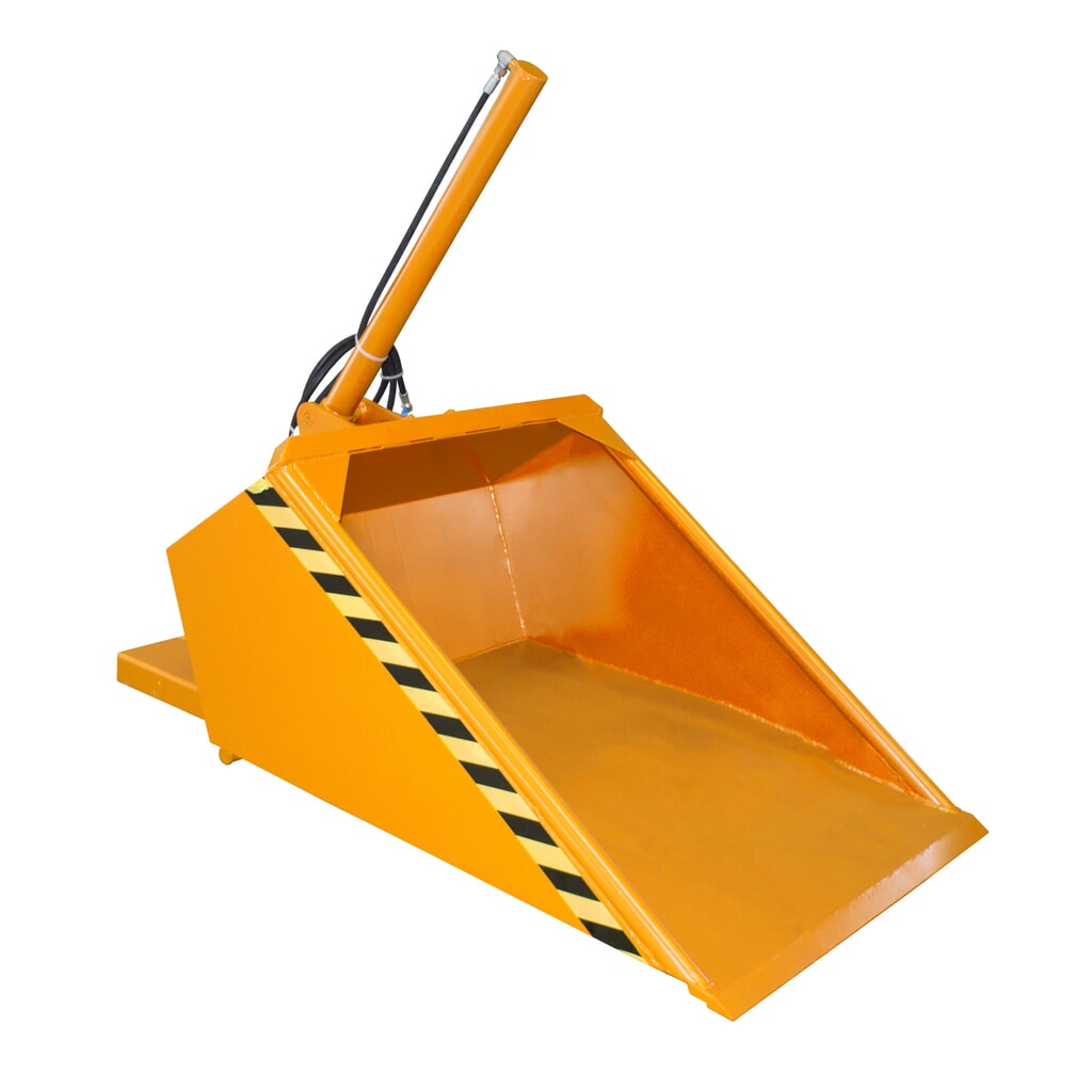 Bauer® Schop voor heftruck, hydraulisch, gelakt, volume 0,5 m³