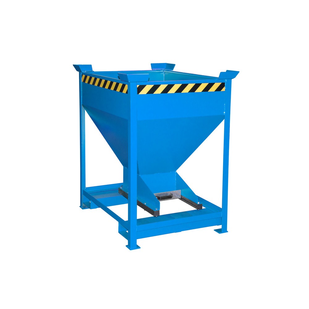 Product afbeelding: Bauer® Silobak, met schuifsluiting + vorkkokers, gelakt, volume 0,375 m³, RAL 5012 lichtblauw