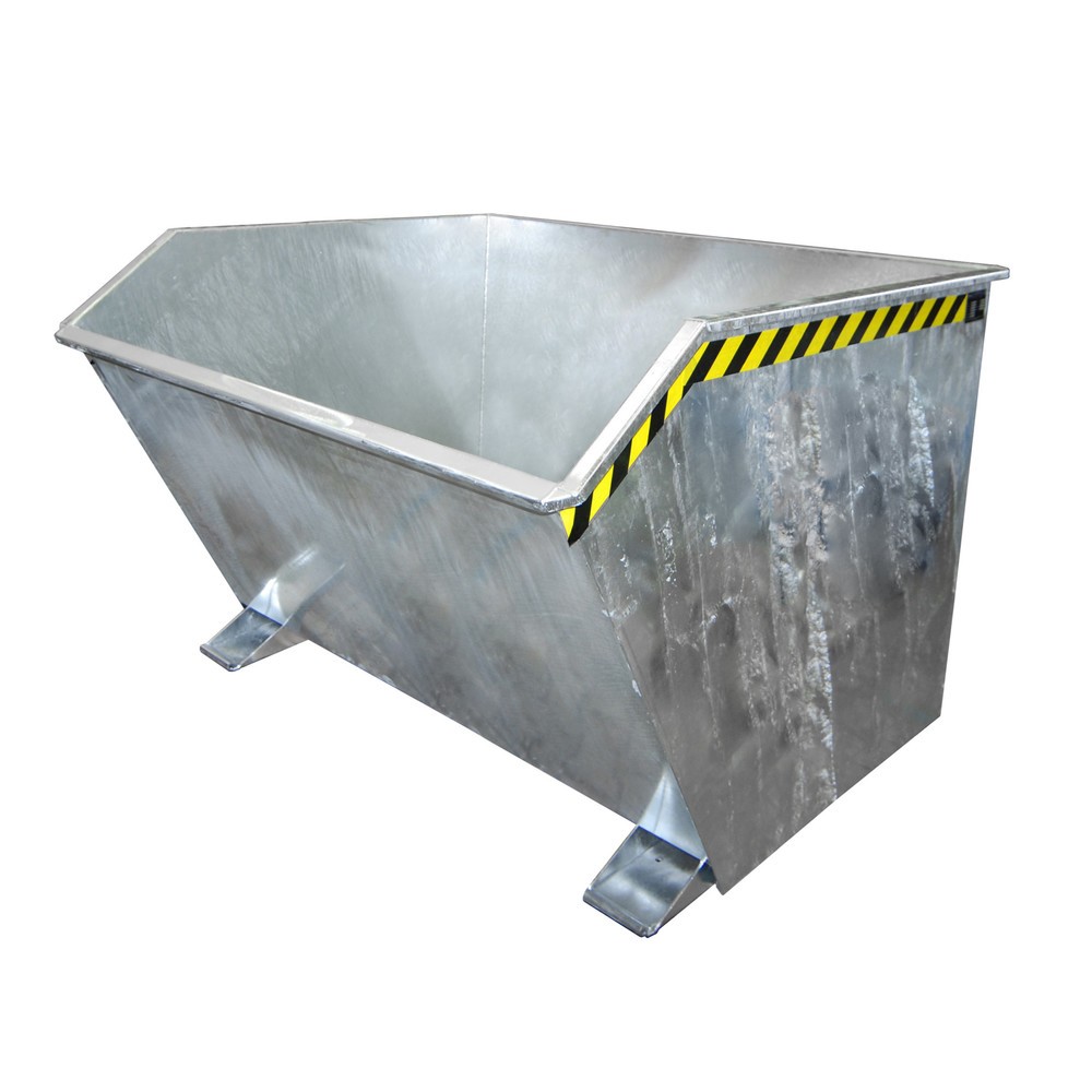 Productafbeelding nr. 1: Bauer® spaander-kantelbak, geperforeerde tussenplaat, verzinkt, draagvermogen 1.500 kg, volume 2,0 m³