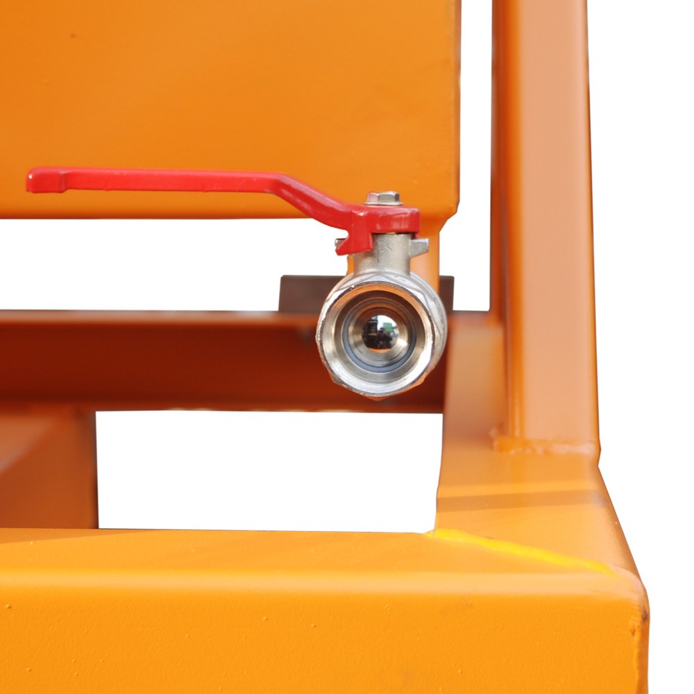 Productafbeelding nr. 3: Bauer® Spanenkantelbak voor gelijkvloers legen, gelakt, volume 0,4 m³, RAL 3000 vuurrood