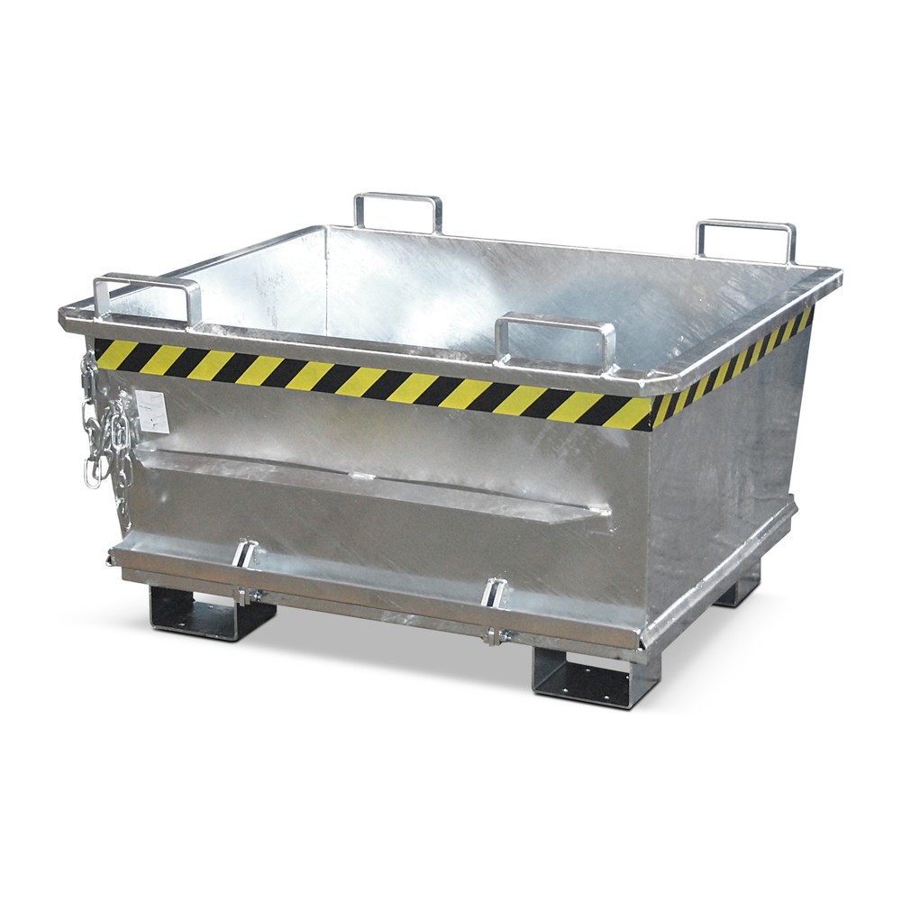 Productafbeelding nr. 1: Bauer® stapelbare bodemklepcontainer, verzinkt, volume 0,5 m³