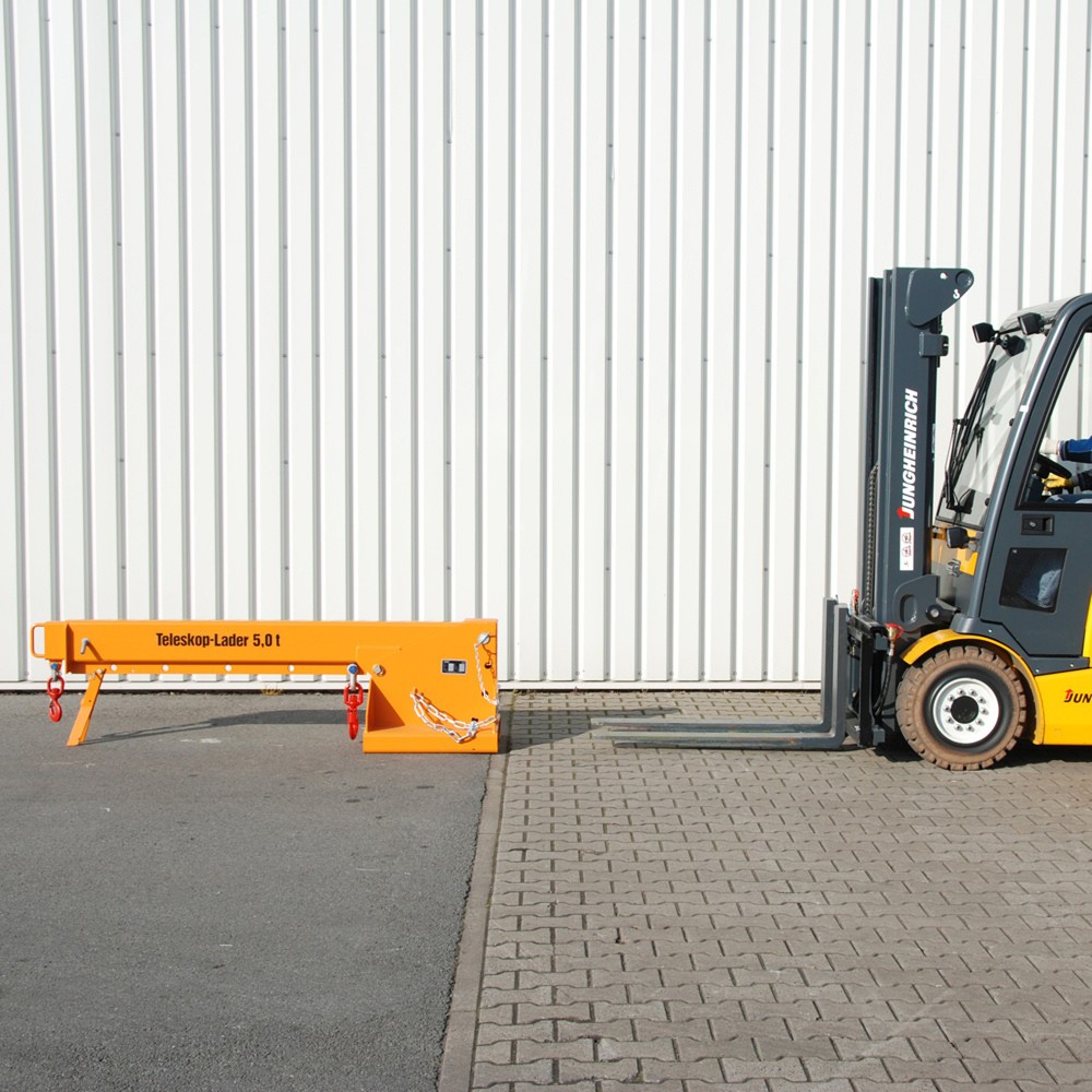 Product afbeelding: Bauer® Telescooplader, model 1, reikwijdte tot 3.690 mm, cap. tot 5.000 kg, geeloranje