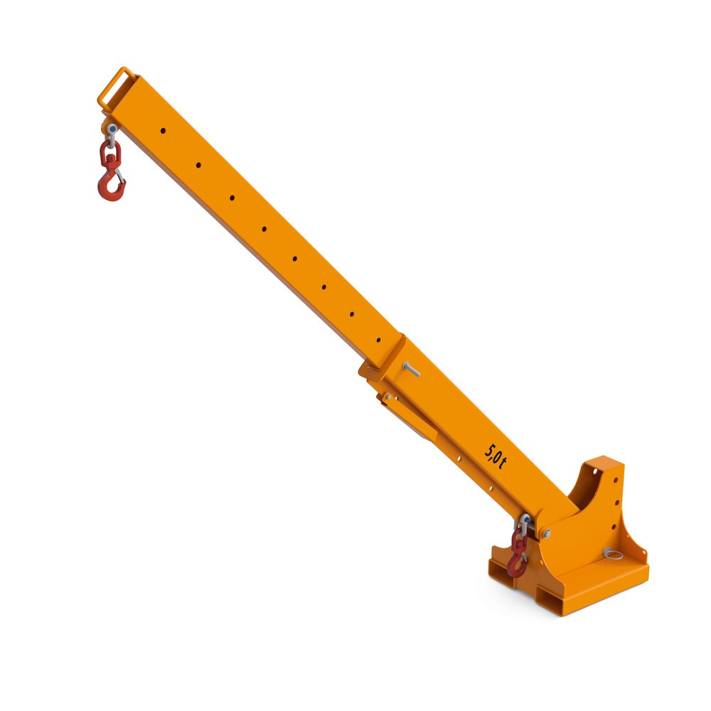 Productafbeelding nr. 6: Bauer® Telescooplader, model 1, reikwijdte tot 3.690 mm, cap. tot 2.500 kg, geeloranje