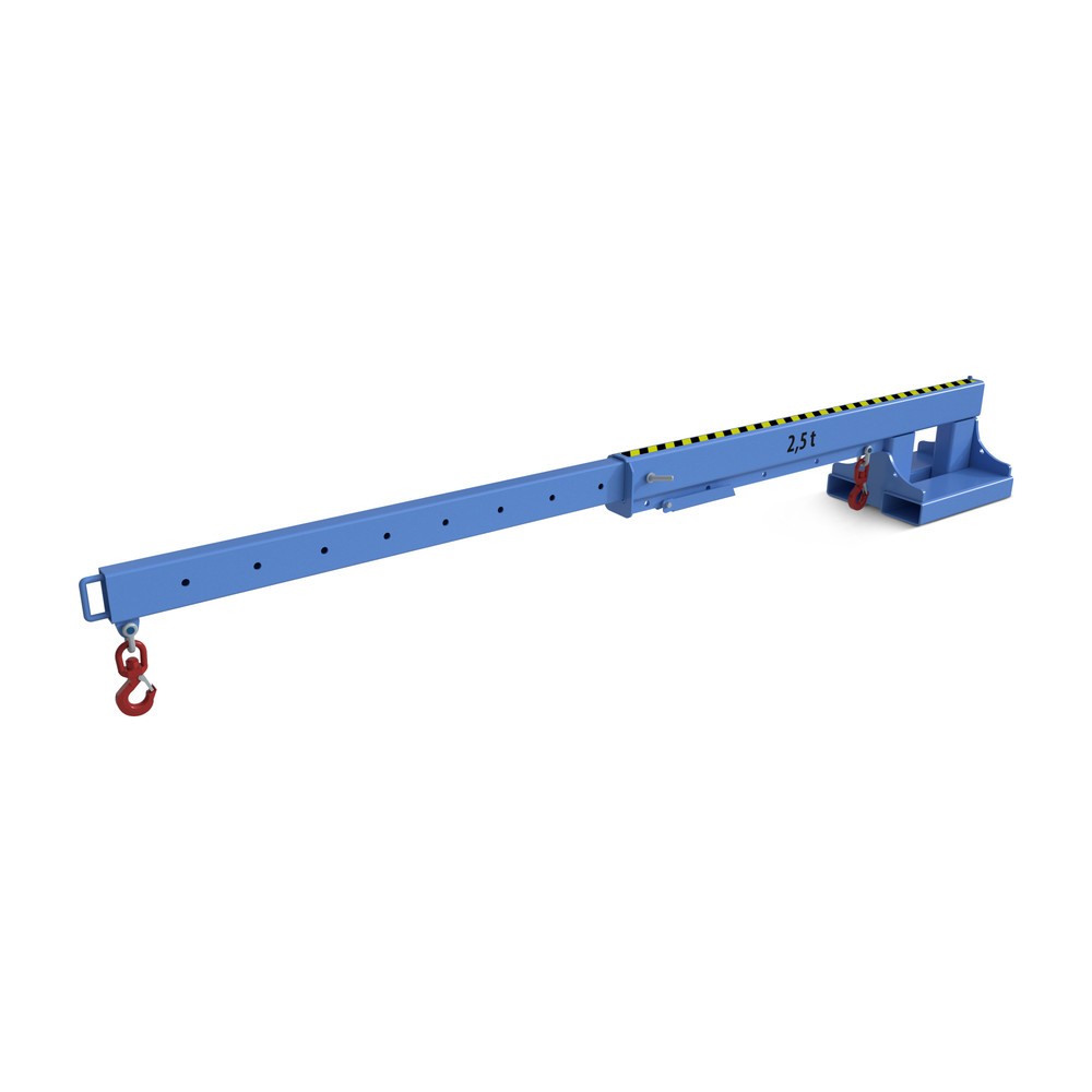 Product afbeelding: Bauer® Telescooplader, model 2, reikwijdte tot 3.655 mm, cap. tot 2.500 kg, geeloranje