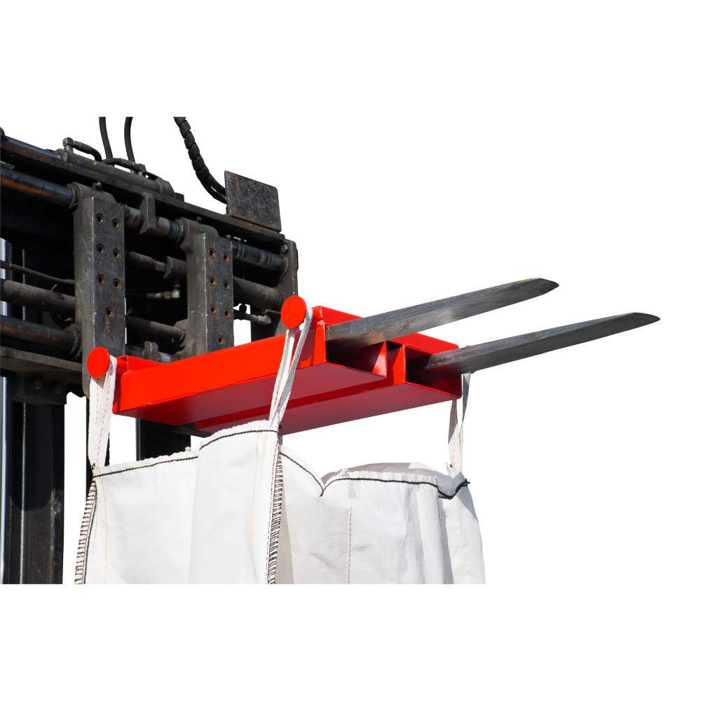 Product afbeelding: Bauer® Traverse voor BIG BAG, heftruckopname, cap. 1.000 kg, gelakt, vuurrood