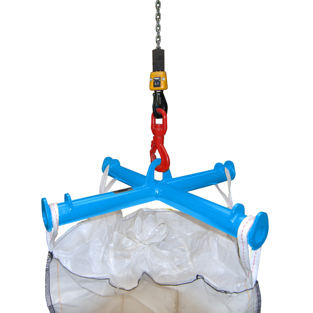 Productafbeelding nr. 2: Bauer® Traverse voor BIG BAG, hijsopname, cap. 2.000 kg, gelakt, RAL 5012 lichtblauw