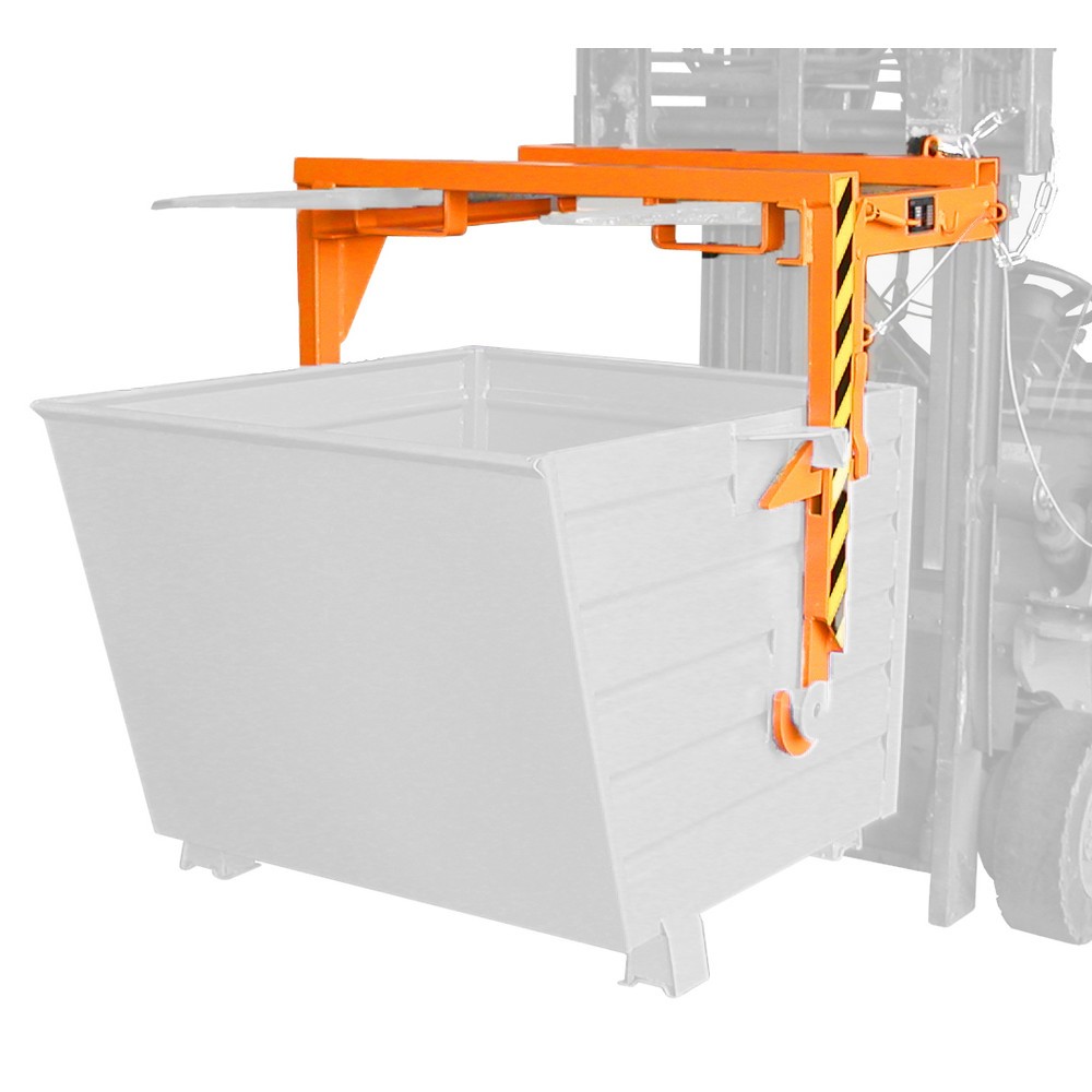 Productafbeelding nr. 1: Bauer® Traverse voor stapelbare kantelbakken, volume 0,55 m³, RAL 2000 geeloranje